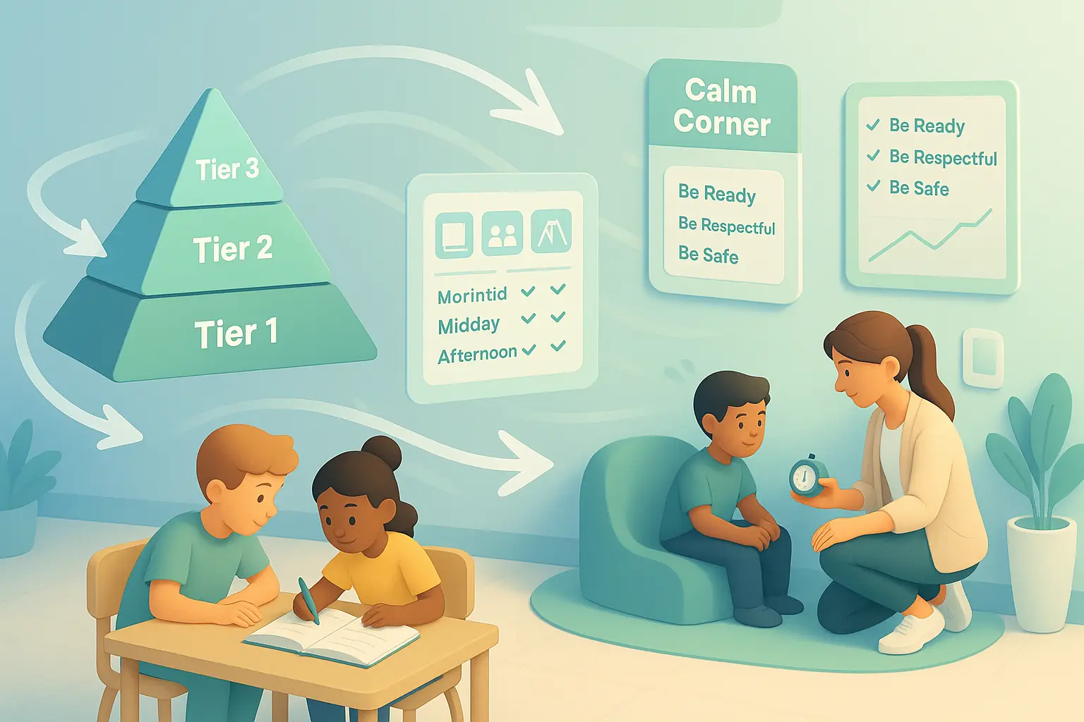 Elementary Behavior Intervention Ideas (PBIS‑Aligned)