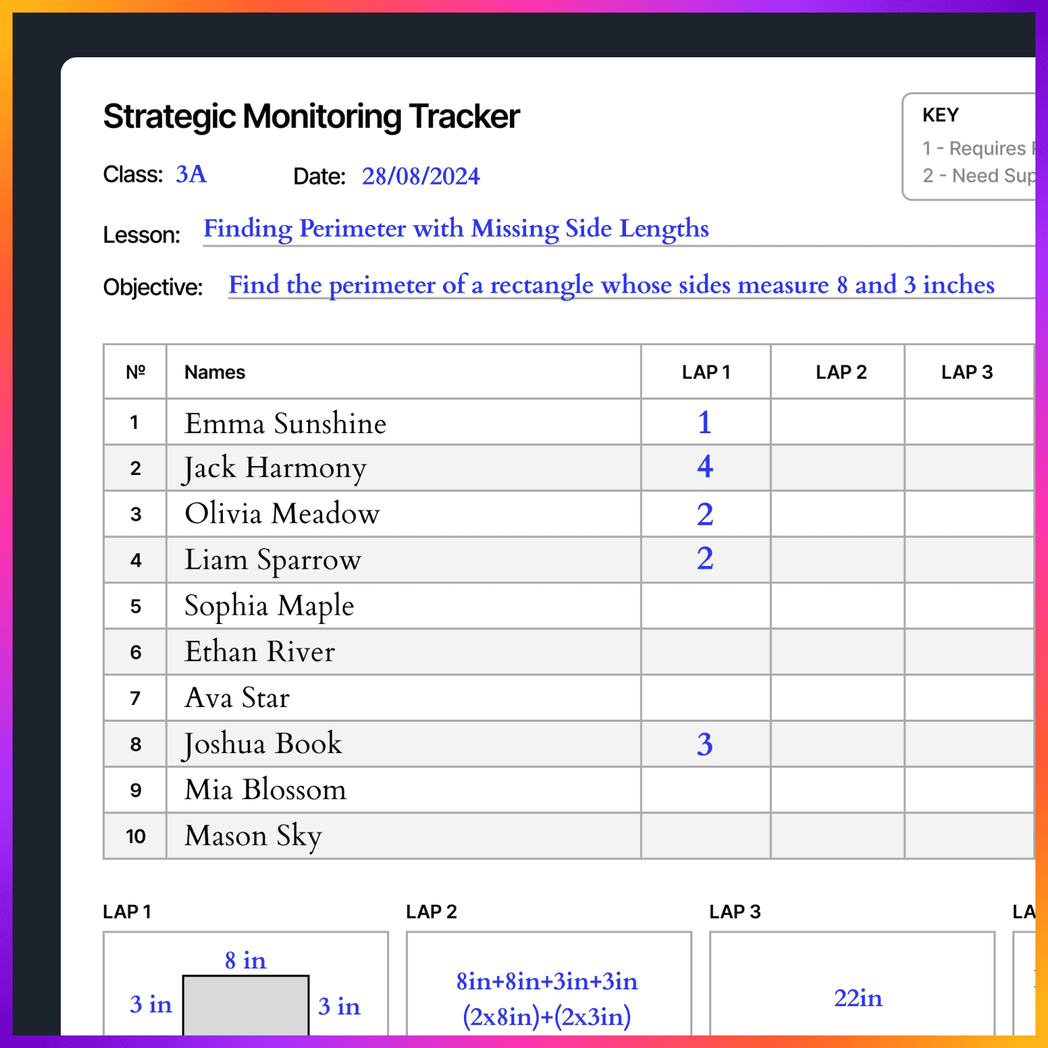 Aggressive Monitoring Data Tracker Bundle | Printable & Google Sheets Versions for 10–30 Students - Gallery image 1